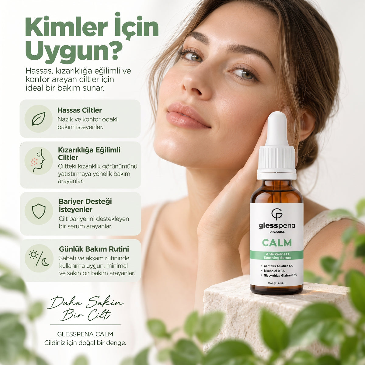 CALM Centella Seramid Yatıştırıcı & Kızarıklık Karşıtı Serum 30 ml