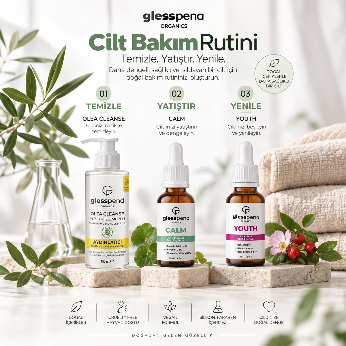 CALM Centella Seramid Yatıştırıcı & Kızarıklık Karşıtı Serum 30 ml