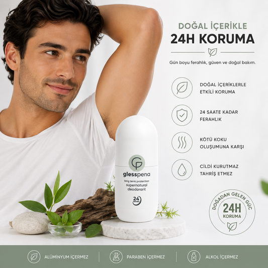 Doğal İçerikli Erkek Roll-On Deodorant