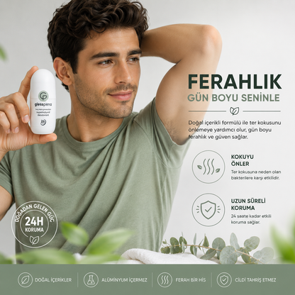 Doğal İçerikli Erkek Roll-On Deodorant