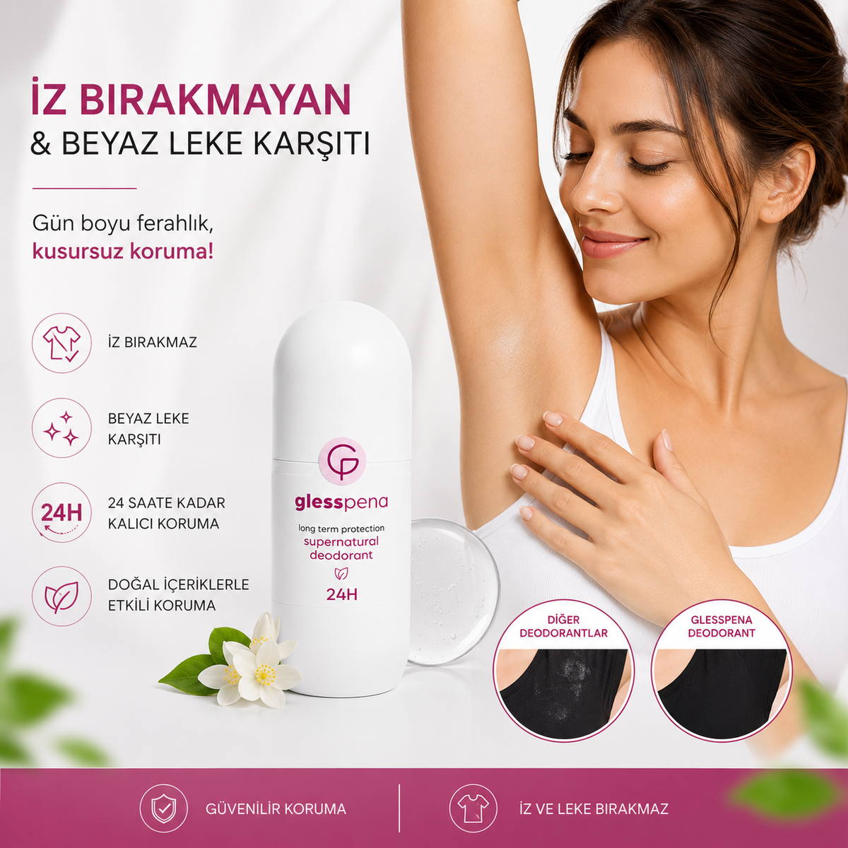 Doğal İçerikli Kadın Roll-On Deodorant