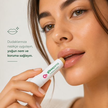 Doğal Dudak Kremi Koruyucu ve Nemlendirici Lip Balm 5 ml