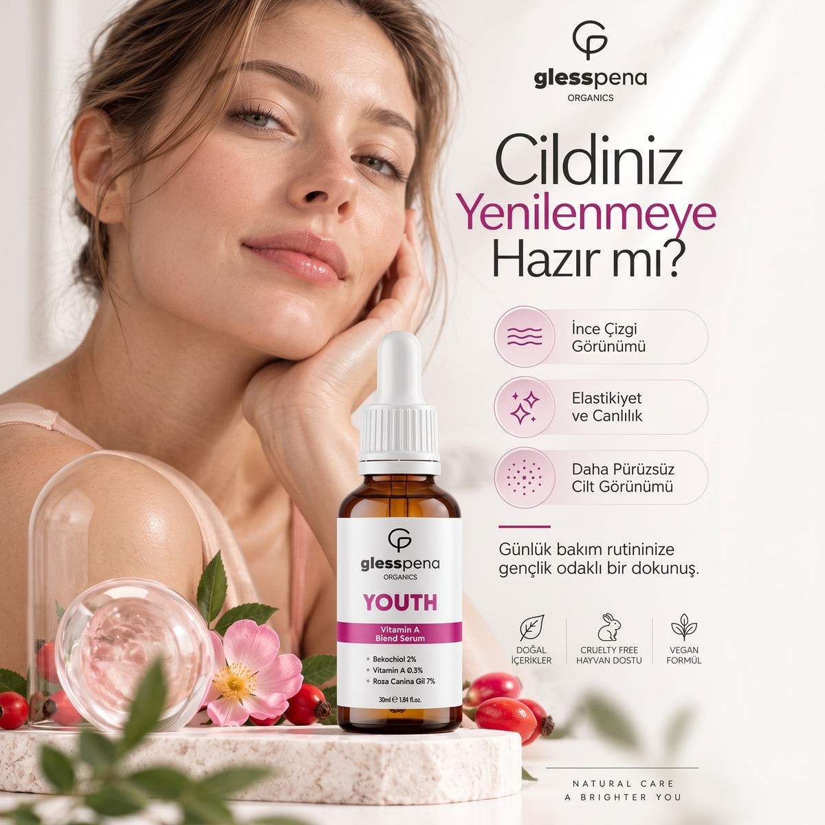 YOUTH Yaşlanma ve Kırışıklık Karşıtı Retinol A Vitamini Serumu 30 ml